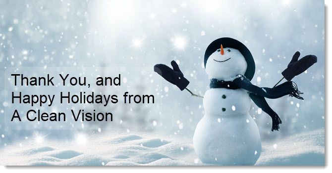 A Thank You from A Clean Vision - The Foremost Cleaning Company of the Upper Valley