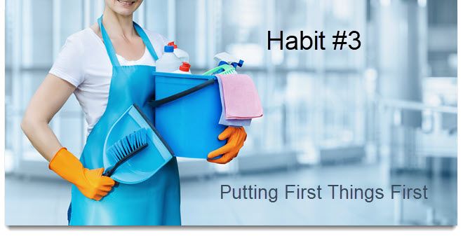 Home Cleaning - Habit Number 3