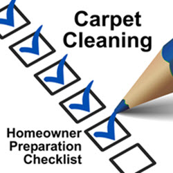 Carpet Cleaning Preparation Checklist