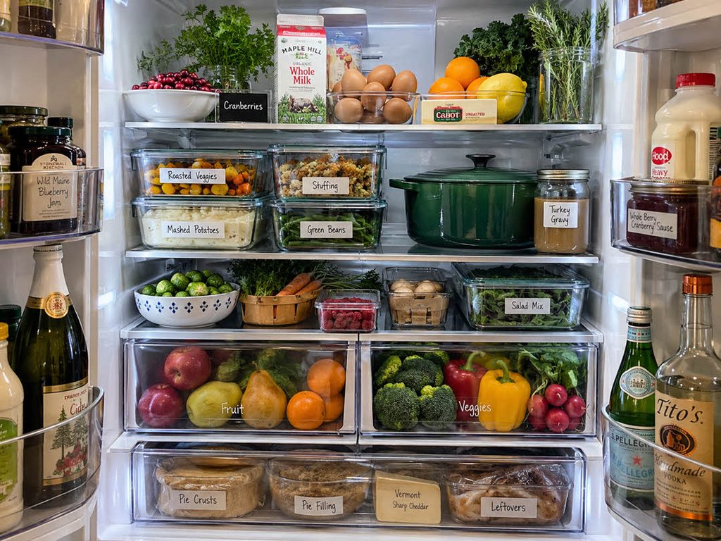 You can prepared your refrigerator for the holidays too!